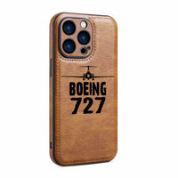 Thumbnail for Boeing 727 & Plane Designed Leather iPhone Cases
