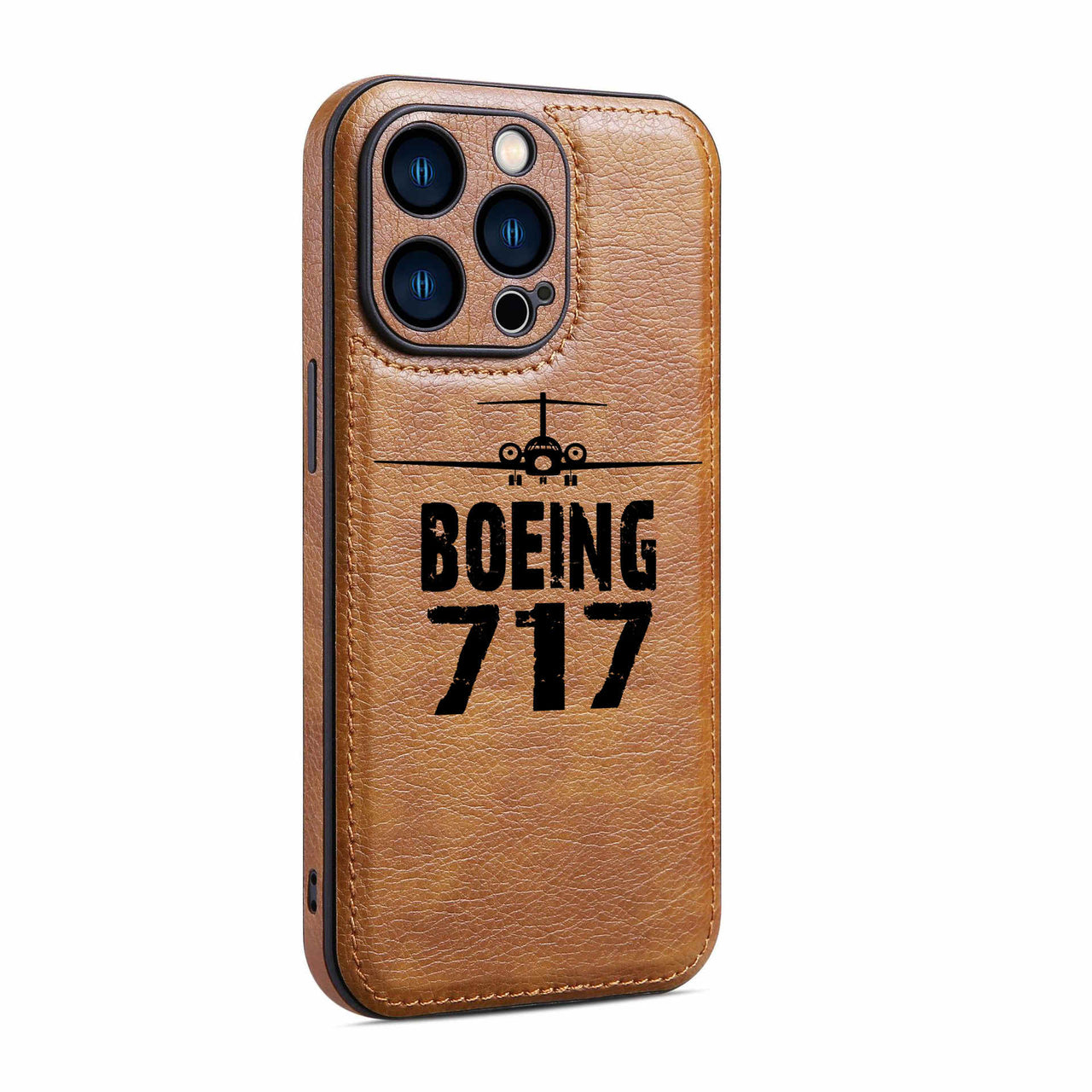 Boeing 717 & Plane Designed Leather iPhone Cases