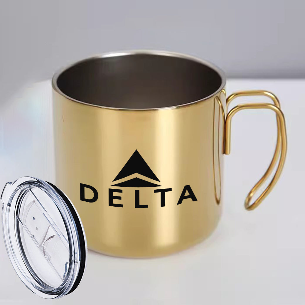 Delta Air Lines Designed Stainless Steel Portable Mugs