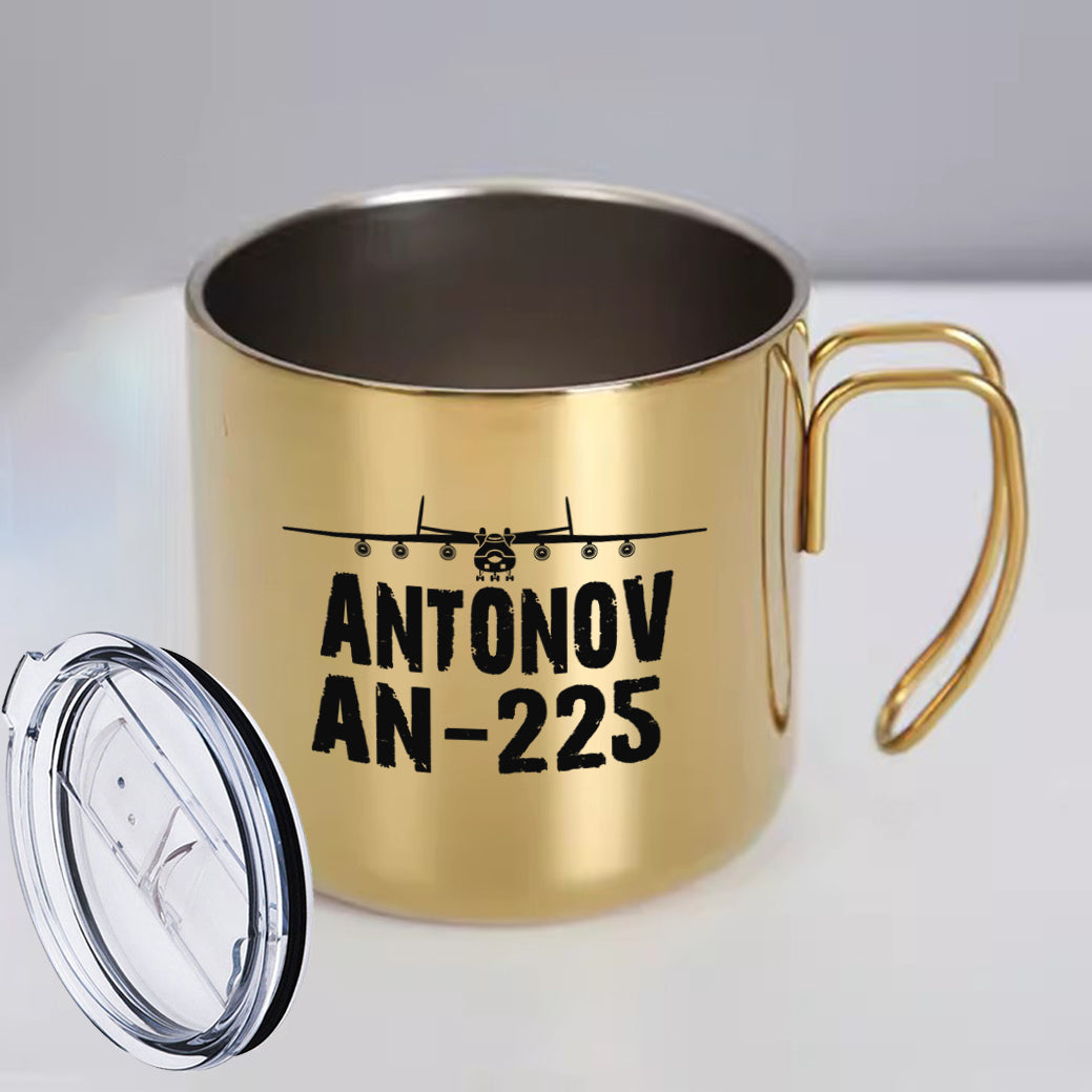 Antonov AN-225 & Plane Designed Stainless Steel Portable Mugs