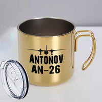 Thumbnail for Antonov AN-26 & Plane Designed Stainless Steel Portable Mugs