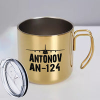 Thumbnail for Antonov AN-124 & Plane Designed Stainless Steel Portable Mugs
