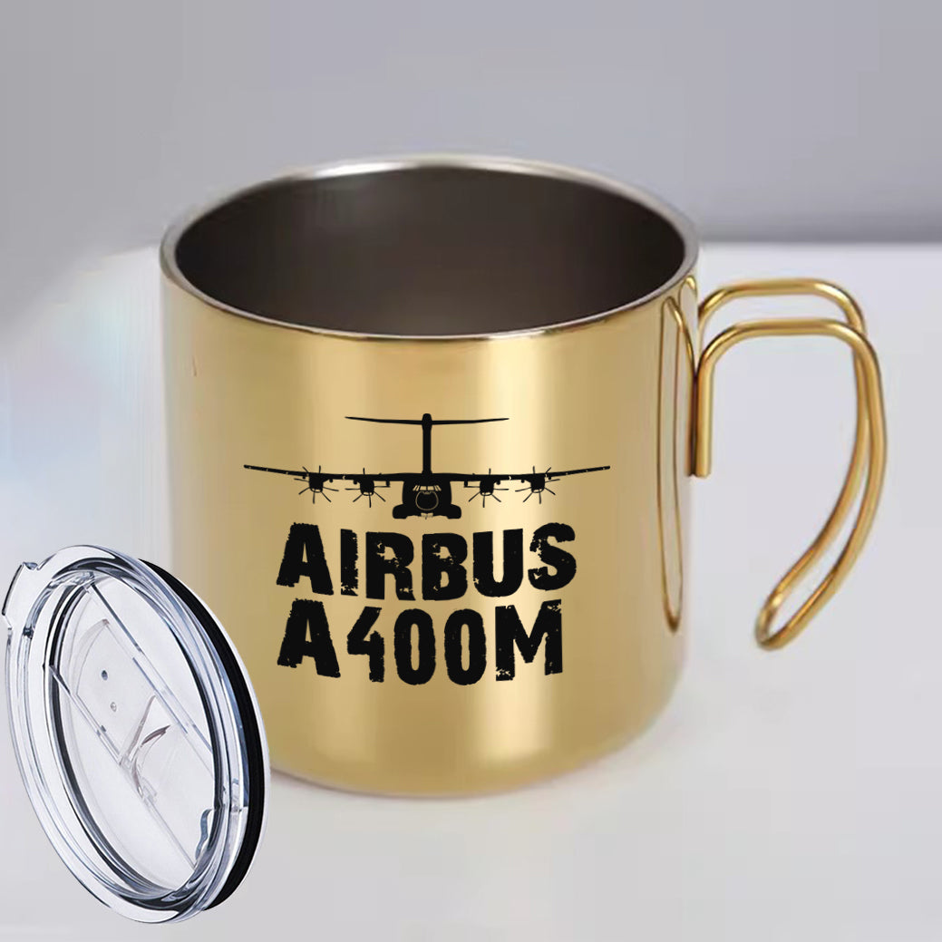 Airbus A400M & Plane Designed Stainless Steel Portable Mugs
