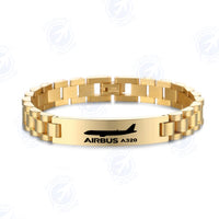 Thumbnail for The Airbus A320 Designed Stainless Steel Chain Bracelets