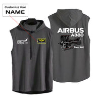 Thumbnail for Airbus A380 & Trent 900 Engine Designed Hooded Tank Tops