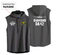 Thumbnail for Diamond DA42 & Plane Designed Hooded Tank Tops
