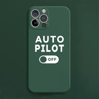 Thumbnail for Auto Pilot Off Designed Soft Silicone iPhone Cases
