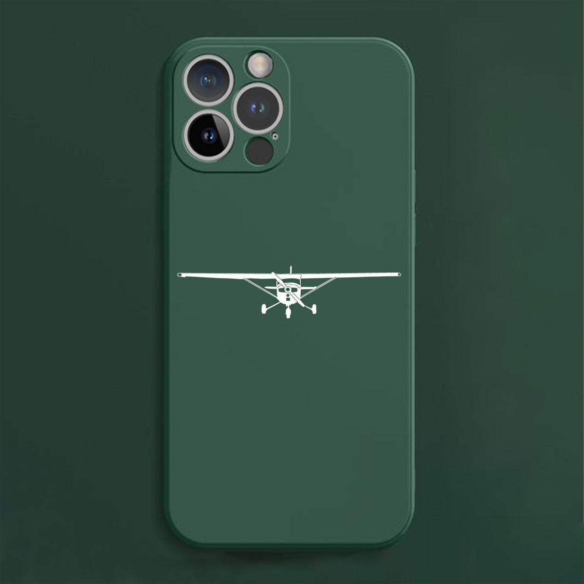 Cessna 172 Silhouette Designed Soft Silicone iPhone Cases