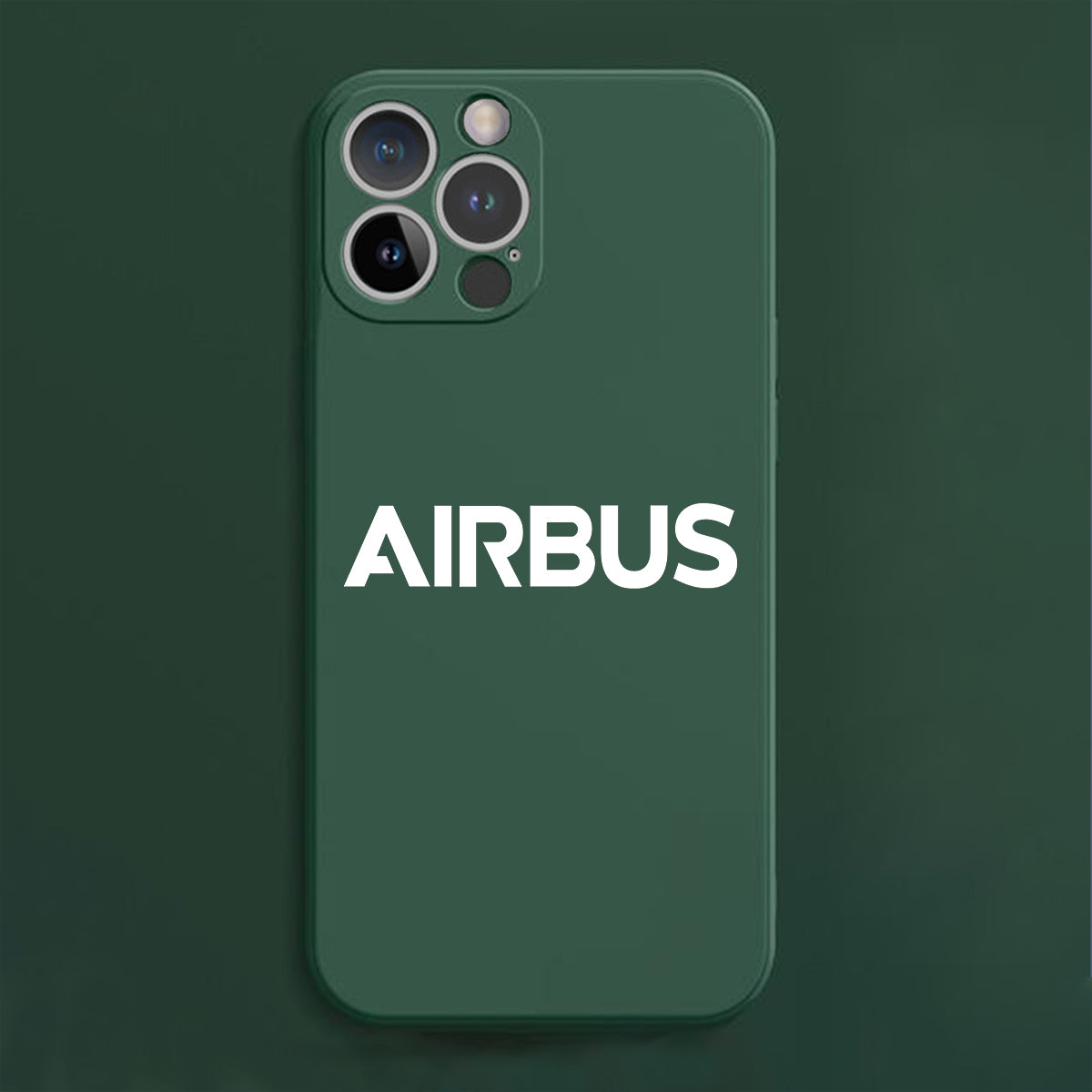 Airbus & Text Designed Soft Silicone iPhone Cases
