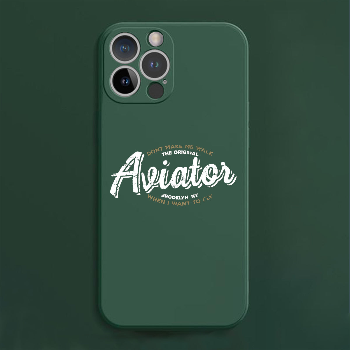 Aviator - Dont Make Me Walk Designed Soft Silicone iPhone Cases