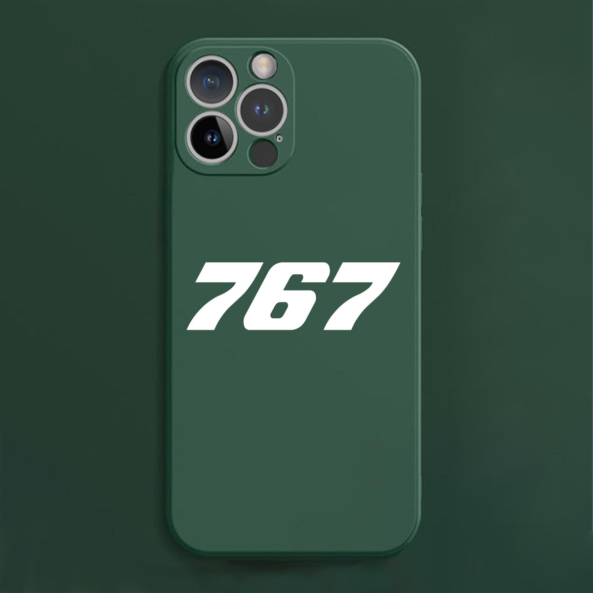 767 Flat Text Designed Soft Silicone iPhone Cases