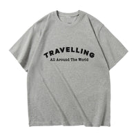 Thumbnail for Travelling All Around The World Designed Relax Fit T-Shirts