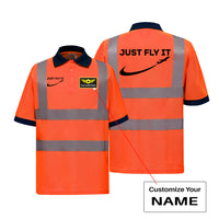 Thumbnail for Just Fly It 2 Designed Reflective Polo T-Shirts