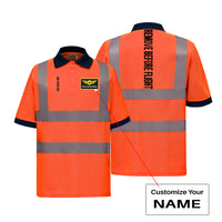 Thumbnail for Remove Before Flight 3 Designed Reflective Polo T-Shirts