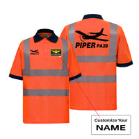 Thumbnail for The Piper PA28 Designed Reflective Polo T-Shirts