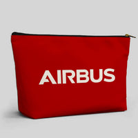 Thumbnail for Airbus & Text Designed Zipper Pouch
