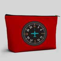 Thumbnail for Airplane Instruments (Heading) Designed Zipper Pouch