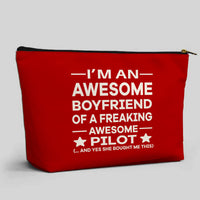 Thumbnail for I am an Awesome Boyfriend Designed Zipper Pouch