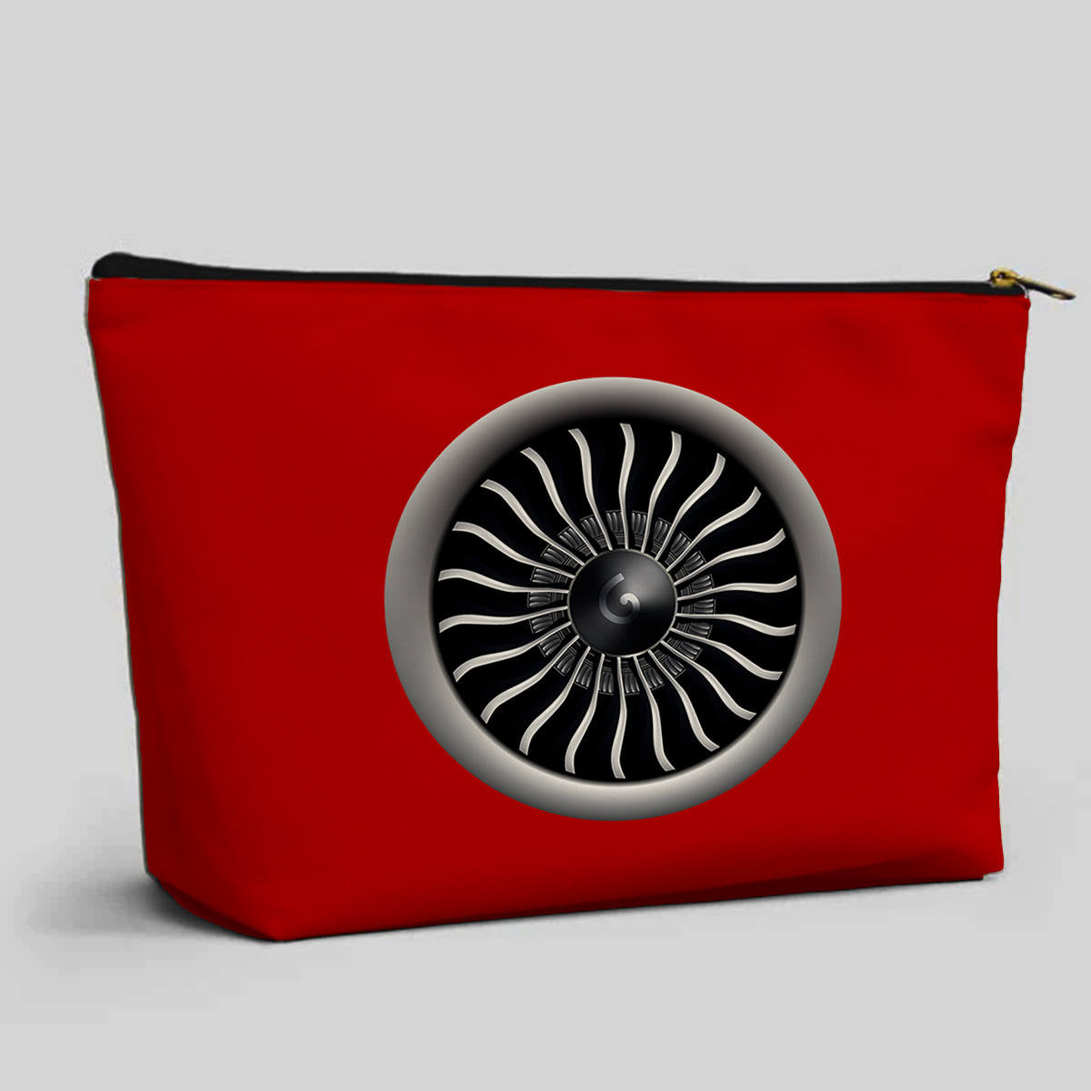 Super Cool Jet Engine Designed Zipper Pouch