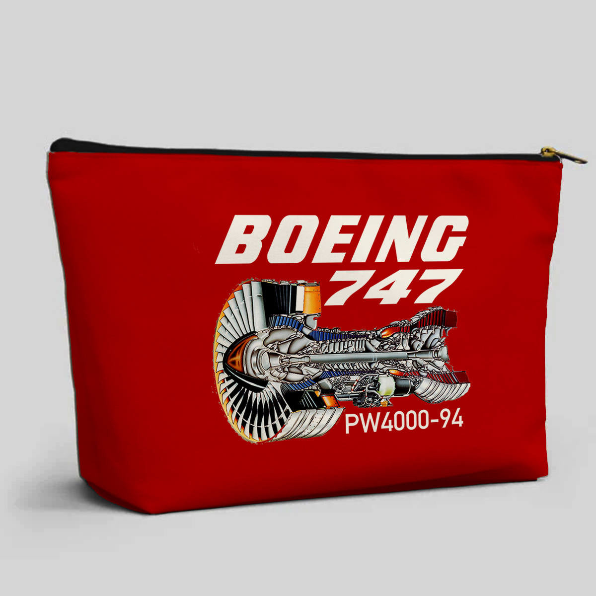 Boeing 747 & PW4000-94 Engine Designed Zipper Pouch
