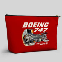 Thumbnail for Boeing 747 & PW4000-94 Engine Designed Zipper Pouch