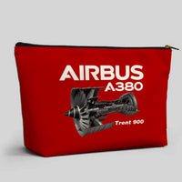 Thumbnail for Airbus A380 & Trent 900 Engine Designed Zipper Pouch