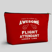 Thumbnail for Flight Attendant Designed Zipper Pouch