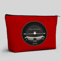 Thumbnail for Airplane Instruments (Turn Coordinator) Designed Zipper Pouch