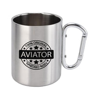 Thumbnail for %100 Original Aviator Designed Stainless Steel Outdoors Mugs