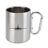 Thumbnail for McDonnell Douglas MD-11 Silhouette Plane Designed Stainless Steel Outdoors Mugs