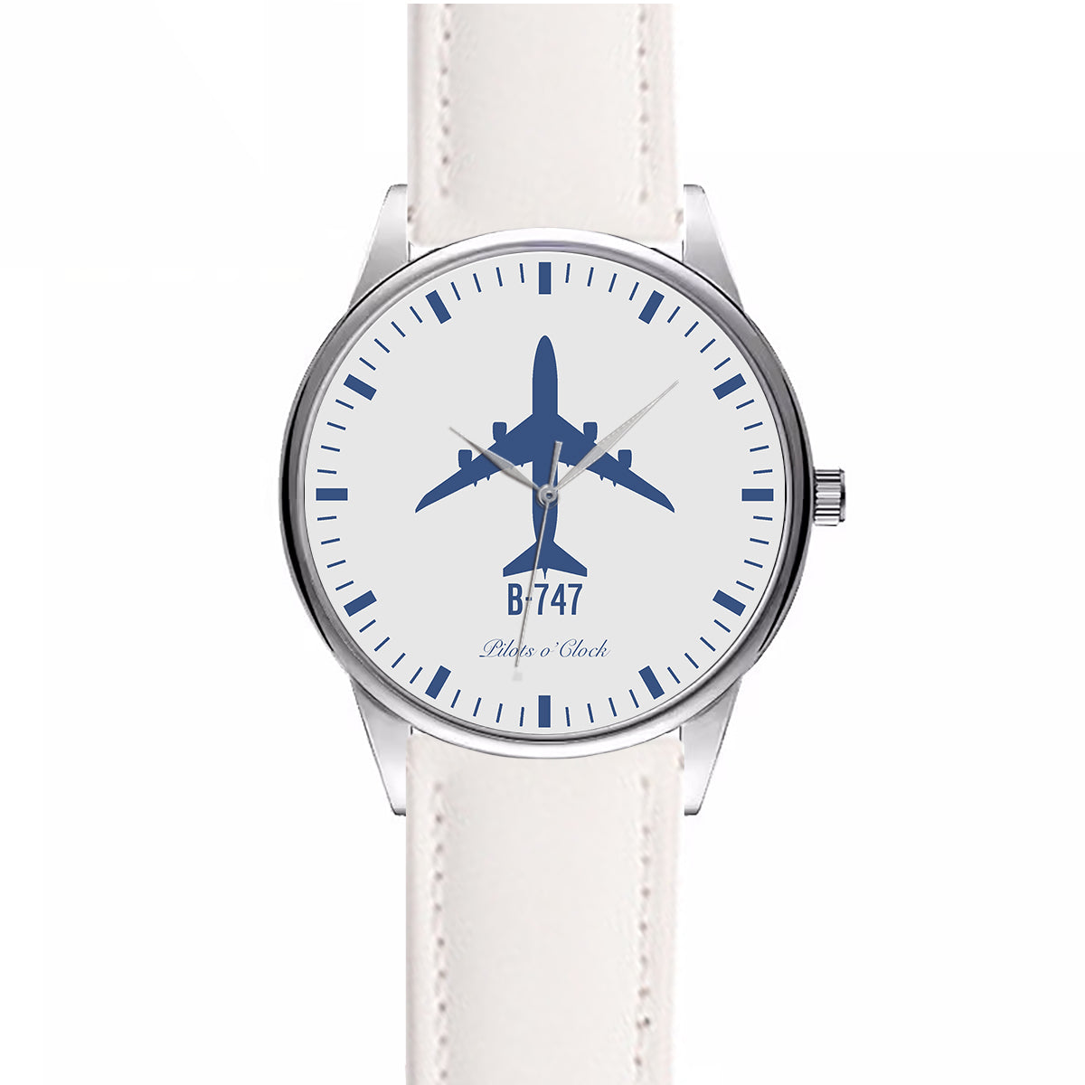 Boeing 747 Designed Fashion Leather Strap Watches