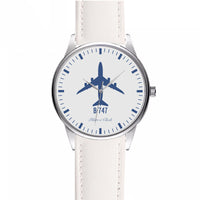 Thumbnail for Boeing 747 Designed Fashion Leather Strap Watches