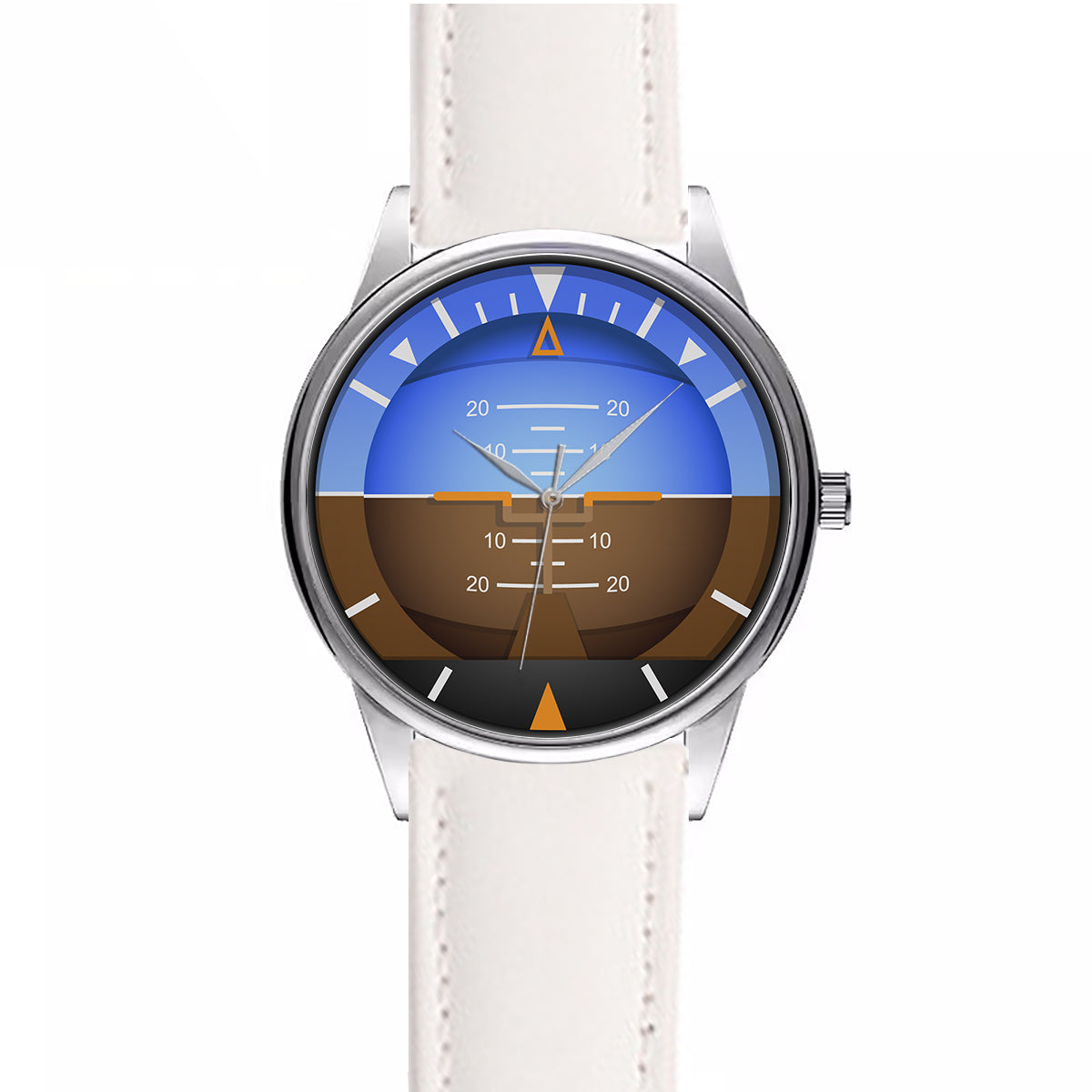 Gyro Horizon 2 Designed Fashion Leather Strap Watches