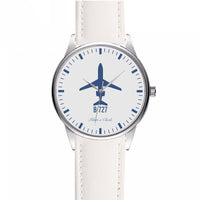 Thumbnail for Boeing 727 Designed Fashion Leather Strap Watches