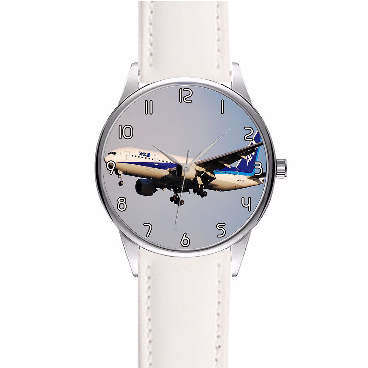 ANA's Boeing 777 Designed Fashion Leather Strap Watches