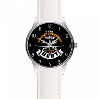 Thumbnail for I'm an Aircraft Mechanic Designed Fashion Leather Strap Watches