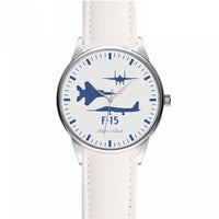 Thumbnail for Fighting Falcon F-15 (Special) Designed Fashion Leather Strap Watches