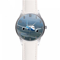 Thumbnail for Cruising Boeing 787 Designed Fashion Leather Strap Watches