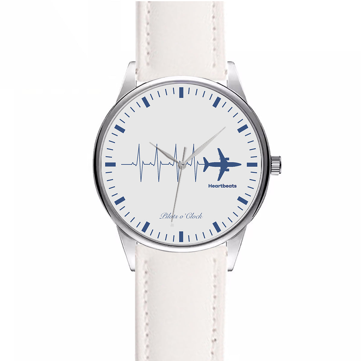 Aviation Heartbeats Designed Fashion Leather Strap Watches