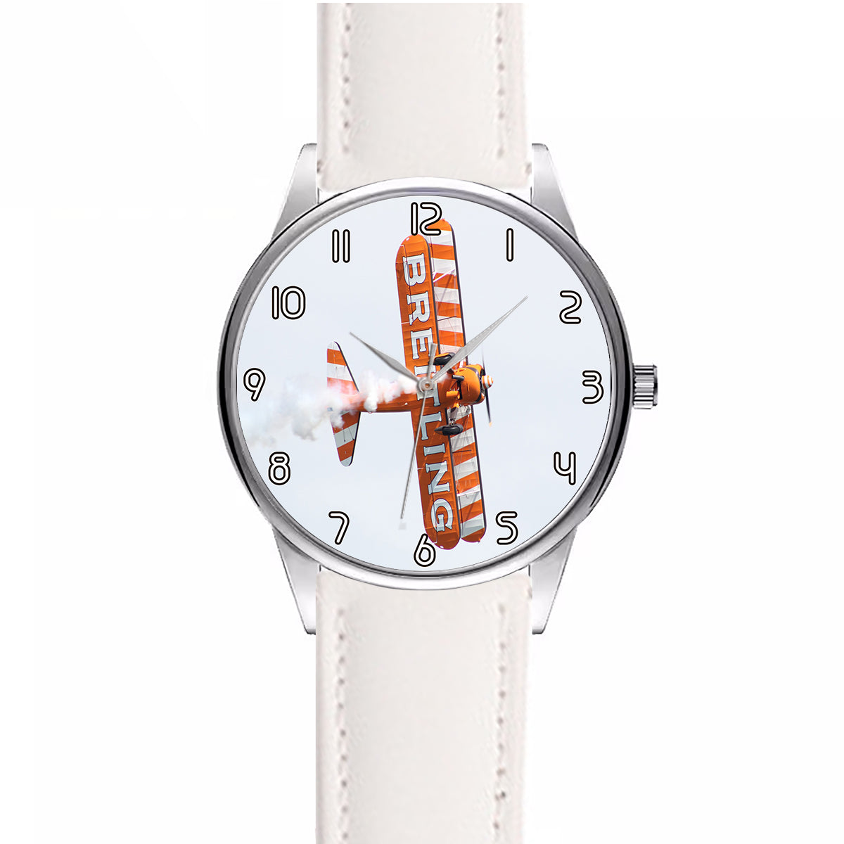 Breitling Show Aircraft Designed Fashion Leather Strap Watches