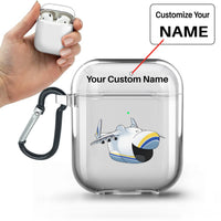 Thumbnail for Antonov 225 Mouth Designed Transparent Earphone AirPods Cases