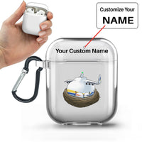 Thumbnail for Antonov 225 Nesting Designed Transparent Earphone AirPods Cases