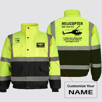 Thumbnail for Helicopter [Noun] Designed Reflective Winter Jackets