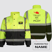Thumbnail for Trust Me I'm a Pilot (Helicopter) Designed Reflective Winter Jackets