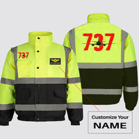 Thumbnail for Boeing 737 Designed Designed Reflective Winter Jackets