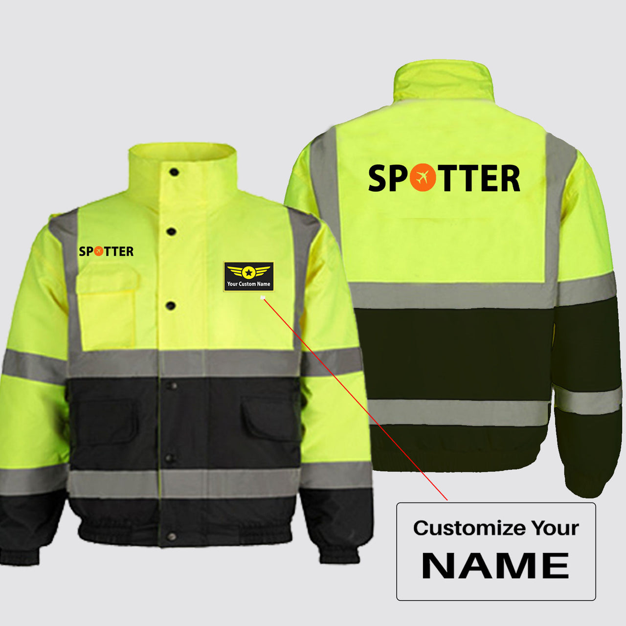 Spotter Designed Reflective Winter Jackets