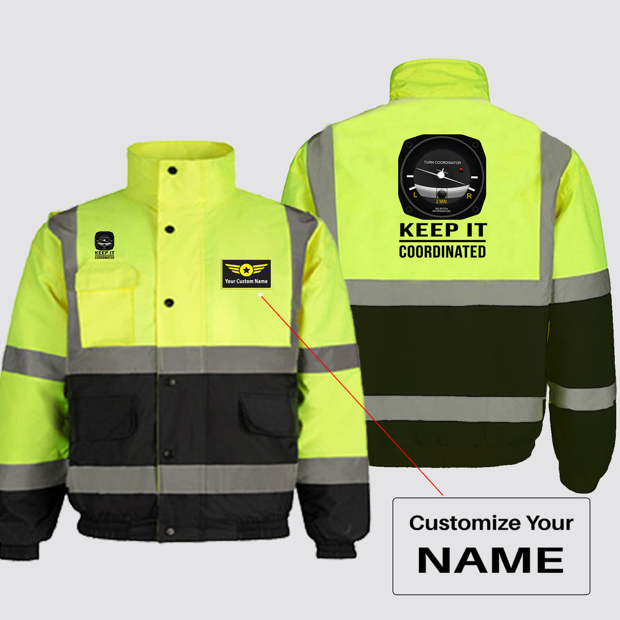 Keep It Coordinated Designed Reflective Winter Jackets