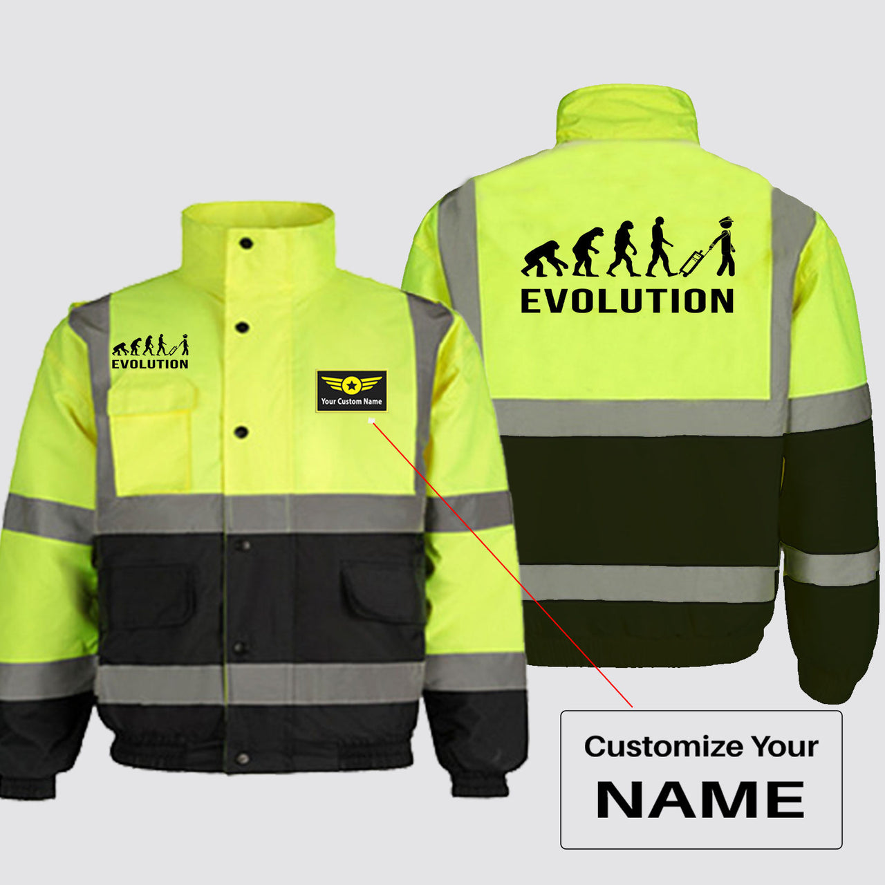 Pilot Evolution Designed Reflective Winter Jackets