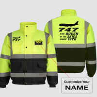 Thumbnail for Boeing 747 - Queen of the Skies (2) Designed Reflective Winter Jackets