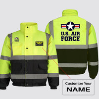 Thumbnail for US Air Force Designed Reflective Winter Jackets